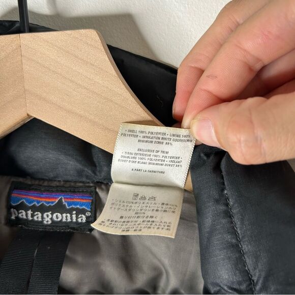 Patagonia Black Jacket puffer Coat Women’s Small Insulated Warm Layer - Picture 4 of 14